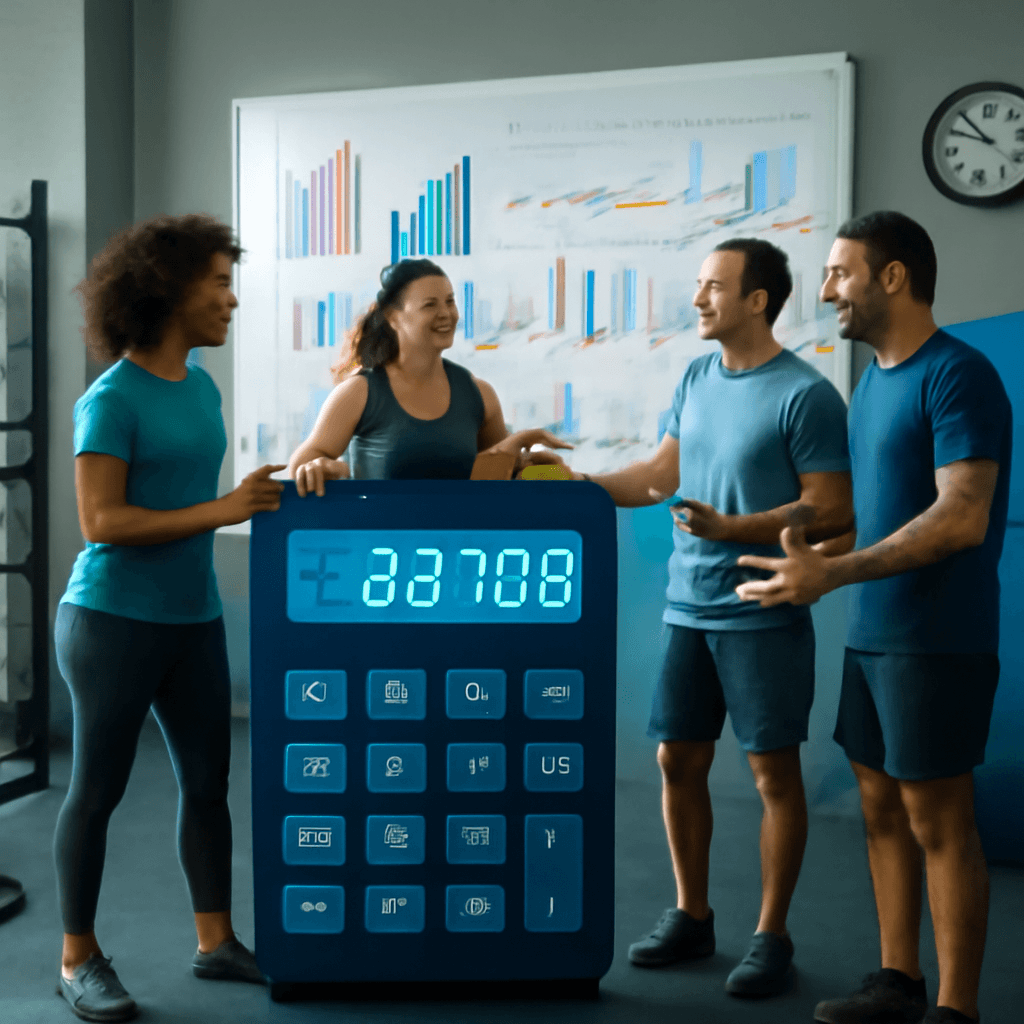 Calculadora interativa para dimensionar a equipe ideal por turno em academias e estúdios